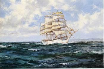 Dennis Miller Bunker Seascape, boats, ships and warships. 09 Sweden oil painting art